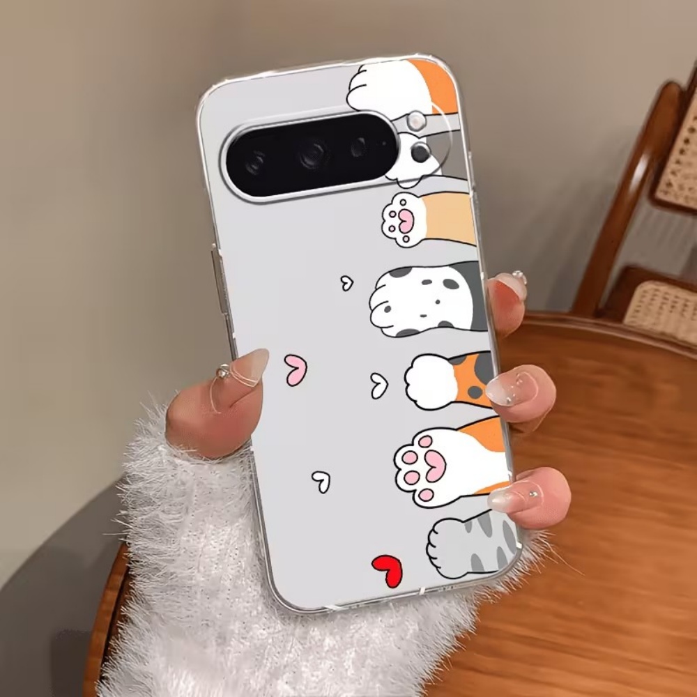 Cartoon Cat Paw Print Crystal  - огляд і ціна Google Pixel 8A