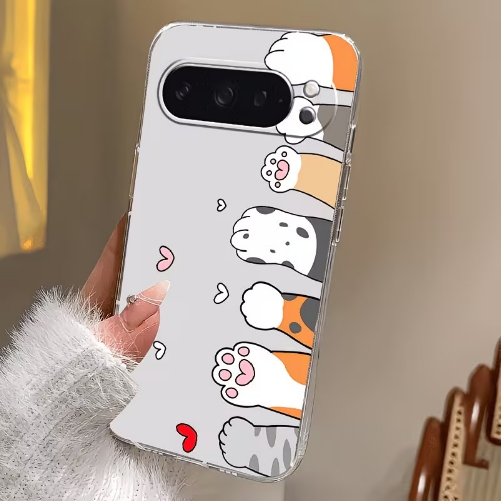 Cartoon Cat Paw Print Crystal  - огляд і ціна Google Pixel 8A