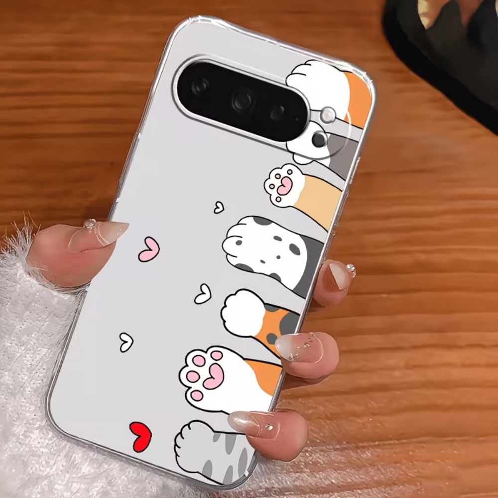 Cartoon Cat Paw Print Crystal  - огляд і ціна Google Pixel 8A