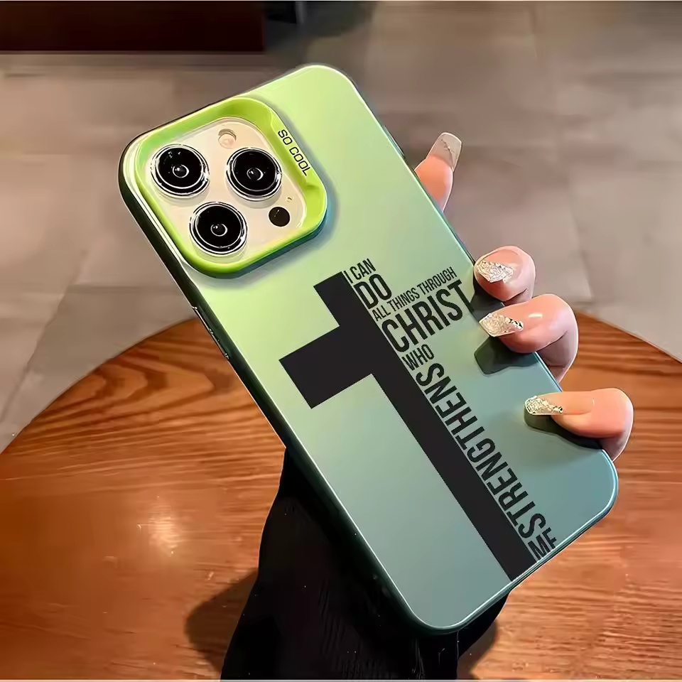 Anti Fingerprint Cross Bible P - огляд і ціна Apple Iphone 15