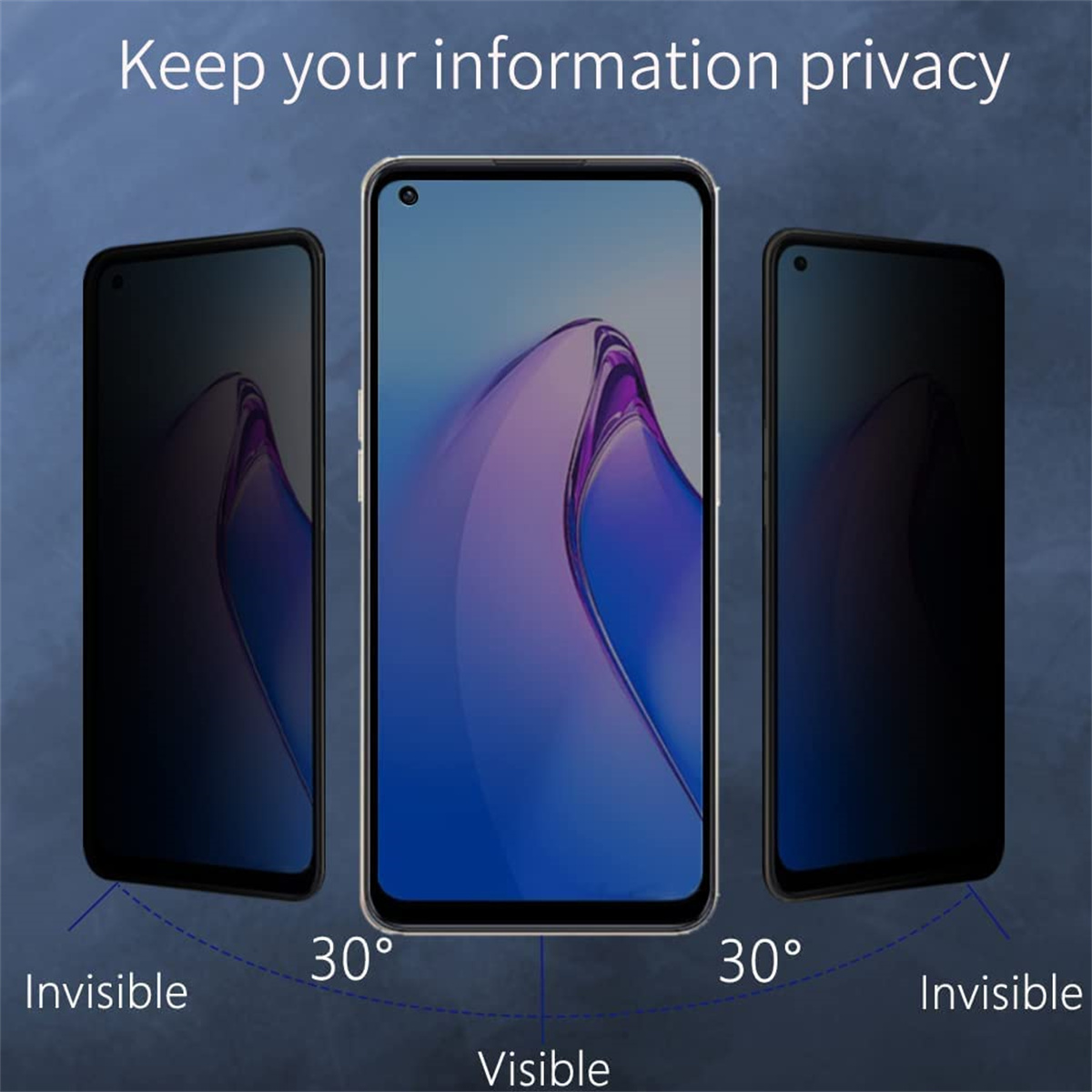 Anti Spy Screen Protector For  - огляд і ціна Oppo A78