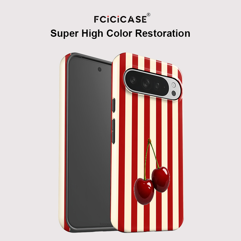 Fcicicase Cherry Stripe Patter - огляд і ціна Google Pixel 8A