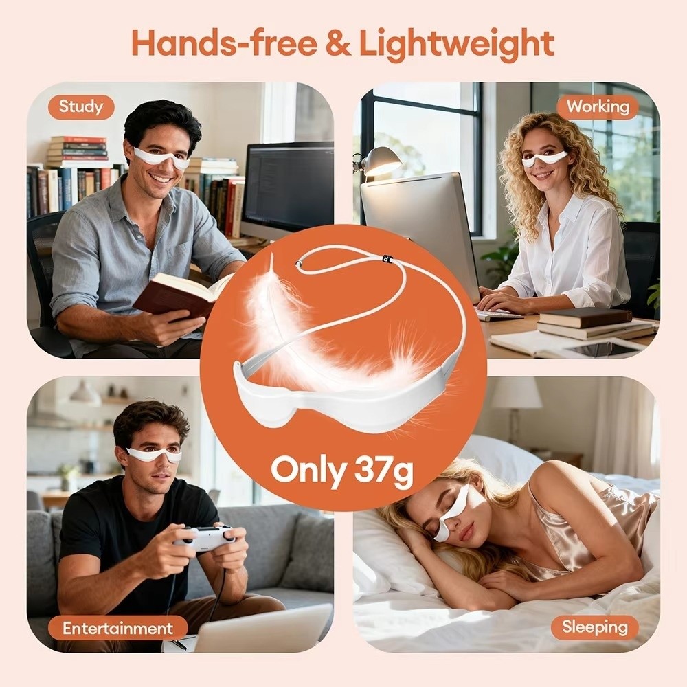 3D Eye Massager Red Light Ther - огляд і ціна Light Therapy Glasses