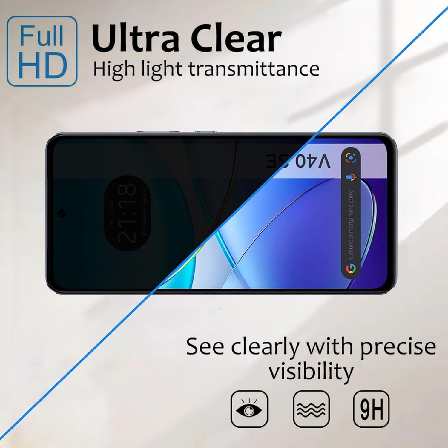 For VIVO V40 SE Anti Spy Tempe - огляд і ціна Vivo V40