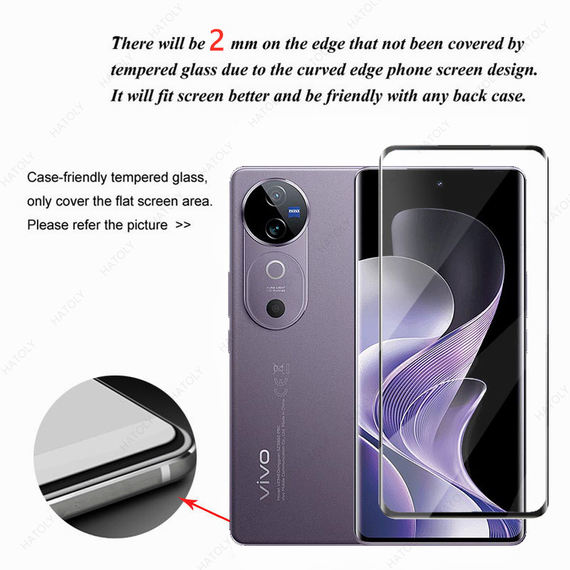 3D Full Glass For vivo V40 5G  - огляд і ціна Vivo V40