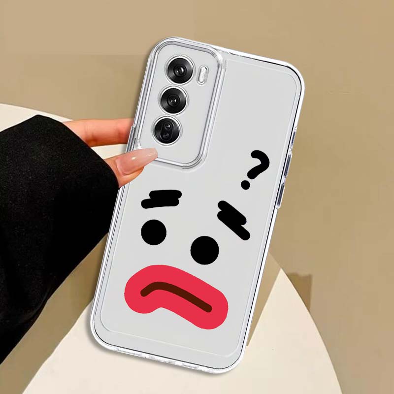 Cartoon cute emoji pattern Cas - огляд і ціна Oppo A78